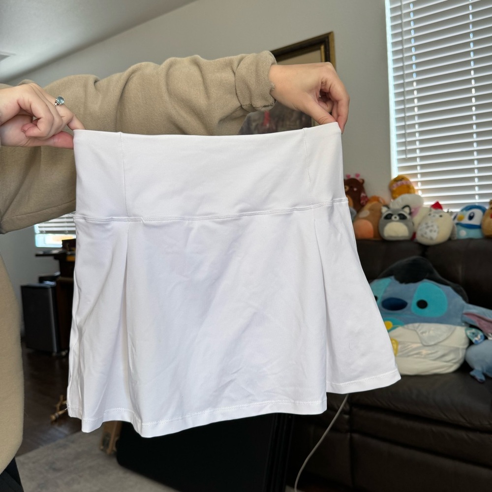 White Tennis Skort